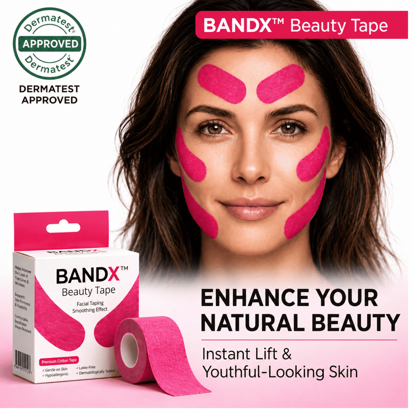 BANDX™ - Face Lift Kinesiology Tape