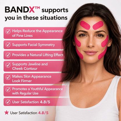 BANDX™ - Face Lift Kinesiology Tape