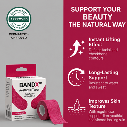 BANDX™ - Face Lift Kinesiology Tape
