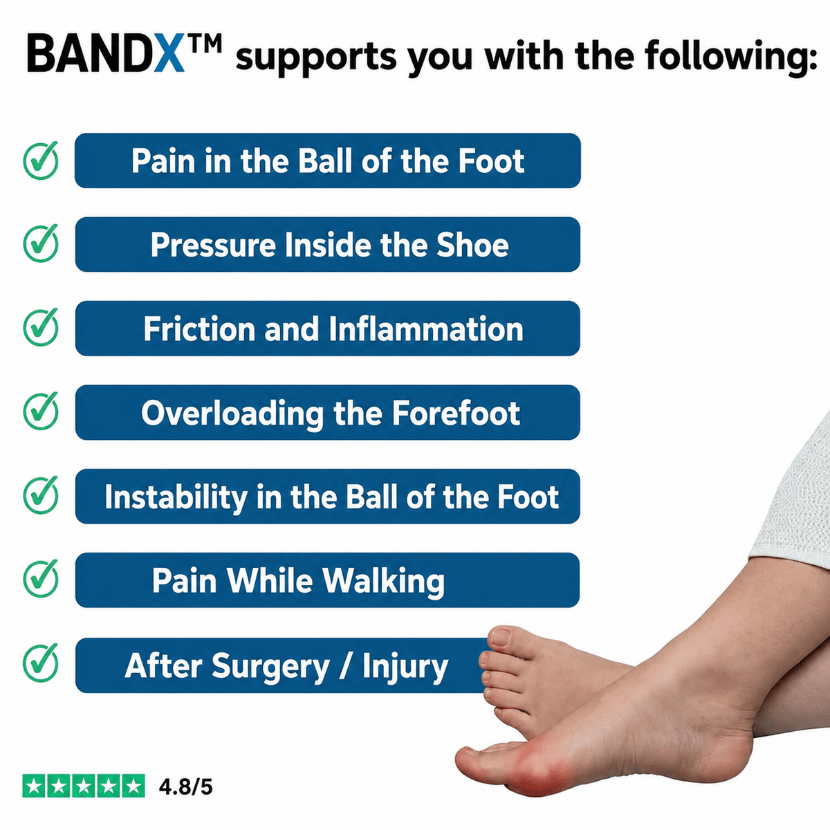 BANDX™ Big Toe Tape